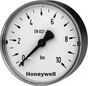 Манометр аксиальный Honeywell-Braukmann 63мм 10 бар ¼&quot; HWLFCM004, 1