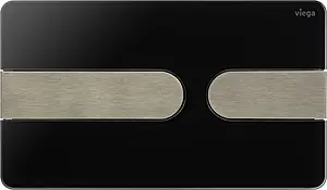 Клавиша смыва для унитаза Viega Prevista Visign for Style 23 8613.1 773182 кнопки/нержавеющая сталь, панель/черный глянцевый, 1