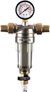 Фильтр тонкой очистки воды ½"н x ½"н Гейзер Бастион 113 32676 Фильтр тонкой очистки воды ½"н x ½"н Гейзер Бастион 113 32676, 1