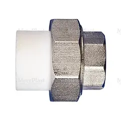 Американка прямая переходная 20мм x ½"в MeerPlast 10.01.МРВ20012 Американка прямая переходная 20мм x ½"в MeerPlast 10.01.МРВ20012