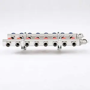 Группа коллекторная без расходомеров 8 отводов 1&quot;в/в x ¾&quot;ек Uni-fitt 441E4308, 4