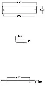 Полка Olympia белый TUT060M101, 2