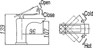 Смеситель для раковины BelBagno Ticino хром TIC-LVM-CRM Смеситель для раковины BelBagno Ticino хром TIC-LVM-CRM, 2