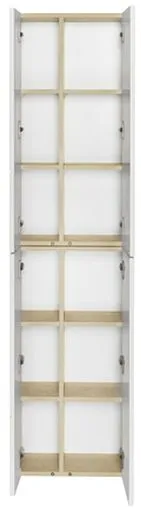 Шкаф-пенал подвесной Aquaton Мишель 43 белый/дуб эндгрейн 1A243903MIX40+1A243903MIX40 Шкаф-пенал подвесной Aquaton Мишель 43 белый/дуб эндгрейн 1A243903MIX40+1A243903MIX40