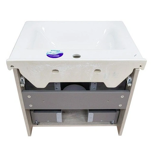 Тумба-умывальник подвесная Comforty Парма 60 дуб дымчатый 00004143490CF