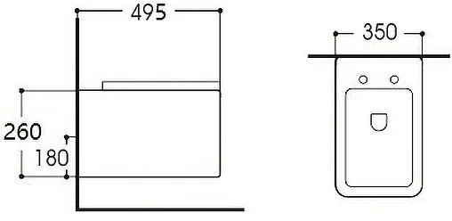 Унитаз подвесной безободковый Aquanet Trend Rimless белый TREND W