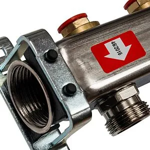 Группа коллекторная без расходомеров 5 отводов 1&quot;в/в x ¾&quot;ек Stout SMS 0922 000005, 4