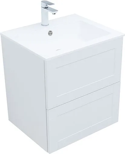 Тумба под умывальник подвесная Aquanet Терра 60 белый матовый 00313232