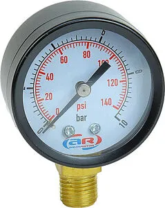 Манометр радиальный AQUAMOTOR 50мм 10 бар ¼&quot; AR112008, 1