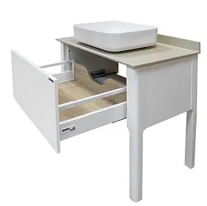 Тумба-умывальник напольная Comforty Лондон 90-1 белый/бежевый 00-00006547CF Тумба-умывальник напольная Comforty Лондон 90-1 белый/бежевый 00-00006547CF, 4