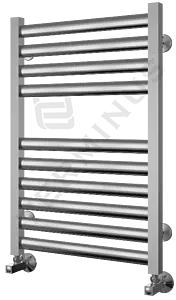 Полотенцесушитель водяной лесенка Terminus Грета П10 450х720 полированная сталь 4620768884672, 2