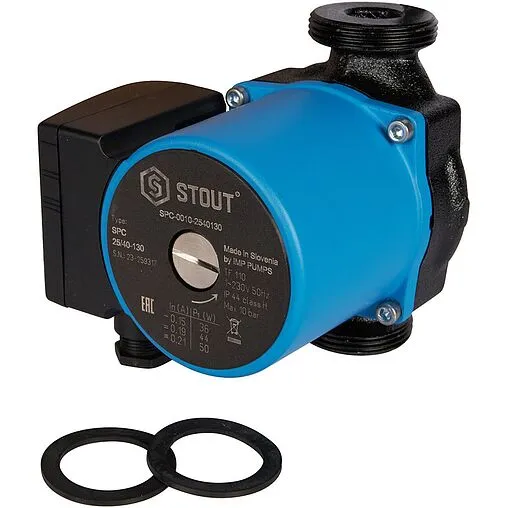 Насос циркуляционный Stout 25/40-130 SPC-0010-2540130 Насос циркуляционный Stout 25/40-130 SPC-0010-2540130