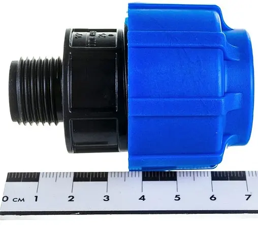 Муфта компрессионная переходная 25мм x ½&quot;н ТПК-Аква 53002512