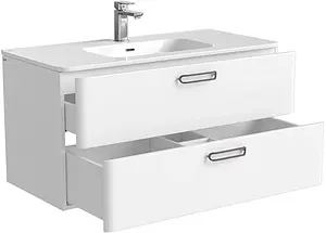 Тумба-умывальник подвесная IDDIS Brick 100 белый BRI10W1i95K Тумба-умывальник подвесная IDDIS Brick 100 белый BRI10W1i95K, 4