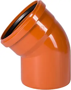 Отвод наружный D=160мм Угол 45° Ostendorf KGB 222220 Отвод наружный D=160мм Угол 45° Ostendorf KGB 222220, 1