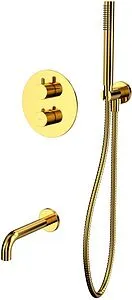 Термостат для 2 потребителей WHITECROSS Y gold золото YSET10GL, 1