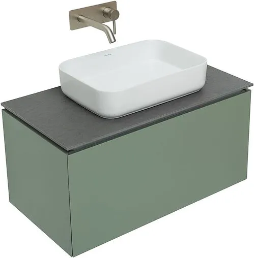 Тумба под умывальник подвесная Allen Brau Infinity 85 олива 1.21002.CGM