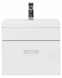 Тумба-умывальник подвесная Aquanet Верона 50 белый 00207765+00154242 Тумба-умывальник подвесная Aquanet Верона 50 белый 00207765+00154242, 5