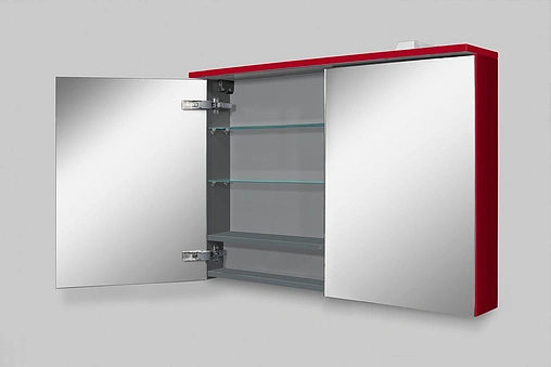 Шкаф-зеркало Am.Pm Spirit 2.0 100 красный глянец M70AMCX1001RG