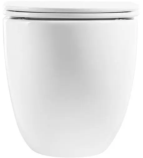 Комплект 5 в 1 BelBagno Onda BB066CHR/BB870SC/BB002-80/BB014-SR-BIANCO с кнопкой белый глянцевый