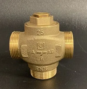 Трехходовой термостатический антиконденсационный клапан 1¼&quot; +55...+63°С Herz Teplomix 1776613, 3