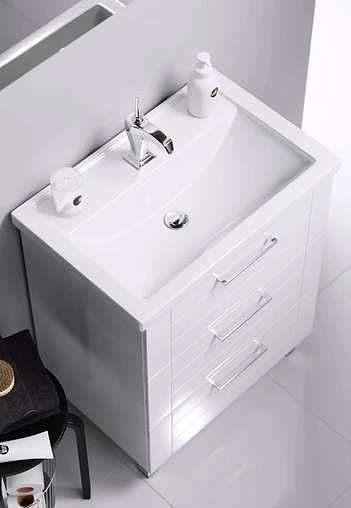 Тумба-умывальник напольная Aqwella Manchester 70 белый MAN01073+187813