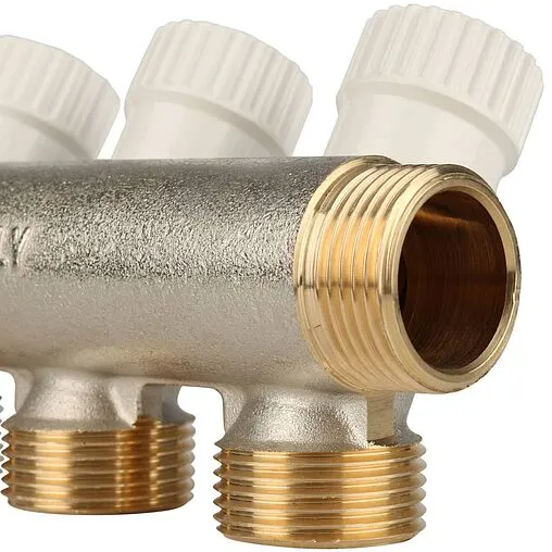 Коллектор регулирующий проходной 4 отвода ¾"в/н x ¾"ек Stout SMB 6851 343404 Коллектор регулирующий проходной 4 отвода ¾"в/н x ¾"ек Stout SMB 6851 343404