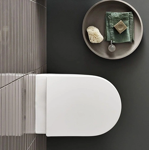 Комплект 6 в 1 Geberit Acanto 500.301.KJ.A с кнопкой Sigma 20 115.882.11.1 белый глянцевый Комплект 6 в 1 Geberit Acanto 500.301.KJ.A с кнопкой Sigma 20 115.882.11.1 белый глянцевый