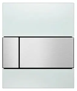 Клавиша смыва для писсуара TECEsquare Urinal 9242801 кнопка/нержавеющая сталь, панель/стекло белый Клавиша смыва для писсуара TECEsquare Urinal 9242801 кнопка/нержавеющая сталь, панель/стекло белый, 1