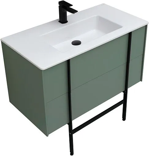 Тумба-умывальник подвесная Allen Brau Reality 90 олива 1.32006.CGM+