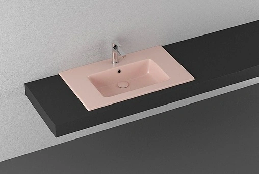 Раковина ISVEA SistemaT 81.5 лососевый 10SL51081SV-2S Раковина ISVEA SistemaT 81.5 лососевый 10SL51081SV-2S