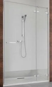 Дверь в нишу 800мм прозрачное стекло Radaway Euphoria DWJ 80 R 383512-01R+383212-01R, 1