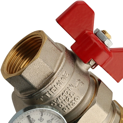 Группа коллекторная без расходомеров 7 отводов 1&quot;в/в x ¾&quot;ек Tiemme 3870025