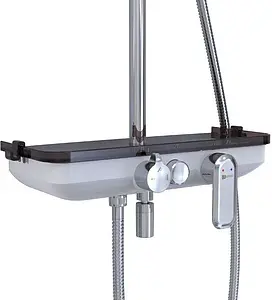 Душевая система со смесителем для ванны Lemark Tropic хром LM7012C Душевая система со смесителем для ванны Lemark Tropic хром LM7012C, 4