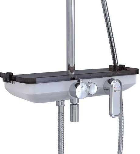 Душевая система со смесителем для ванны Lemark Tropic хром LM7012C