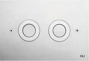 Клавиша смыва для унитаза OLI Trend 656506 хром матовый Клавиша смыва для унитаза OLI Trend 656506 хром матовый, 1