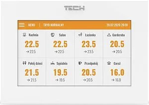 Беспроводная панель управления контроллером TECH ST-M-8e белый, 3