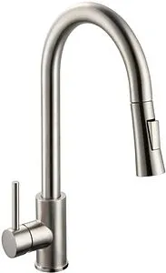 Смеситель для кухни с выдвижным изливом Osgard Forso никель 87073, 1