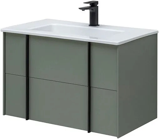 Тумба-умывальник подвесной Allen Brau Reality 80 олива 1.32005.CGM+