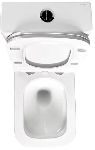 Унитаз-компакт безободковый Terminus Ватикан белый 12F61x36W