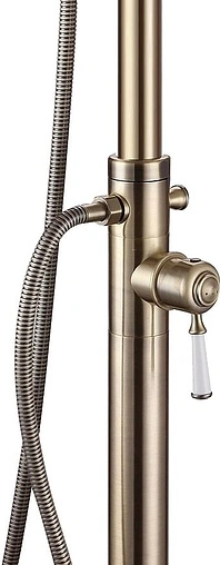 Душевая система со смесителем для душа Timo Arisa бронза/белый SX-5001/02