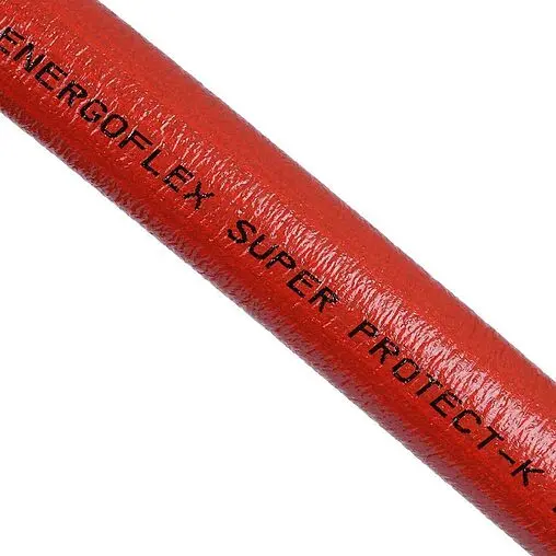 Теплоизоляция для труб 22/13мм красная Energoflex Super Protect EFXT022132SUPRK