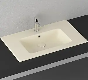 Раковина ISVEA SistemaT 81.5 слоновая кость 10SL51081SV-2K Раковина ISVEA SistemaT 81.5 слоновая кость 10SL51081SV-2K, 1