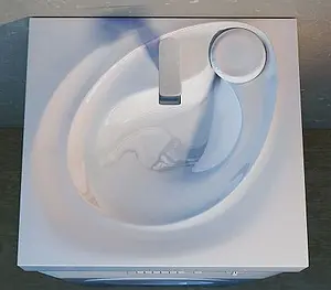 Раковина Raval Perla 60 белый Per.08.60/W, 4