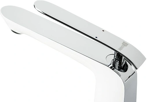 Смеситель для раковины Lemark Melange белый/хром LM4909CW