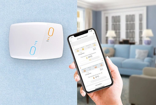 Терморегулятор двухзонный Теплолюкс BiZone белый 100035901400