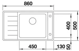 Мойка кухонная Blanco Andano XL 6S-IF Compact 86 R нержавеющая сталь 523001 Мойка кухонная Blanco Andano XL 6S-IF Compact 86 R нержавеющая сталь 523001, 2
