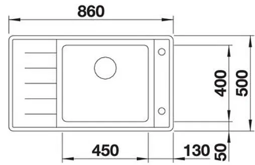 Мойка кухонная Blanco Andano XL 6S-IF Compact 86 R нержавеющая сталь 523001