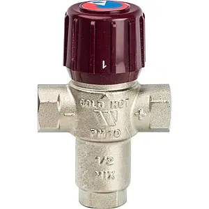 Трехходовой термостатический смесительный клапан ½" +42...+60°С Kvs 1.5 WATTS Aquamix AM62C 10022122 Трехходовой термостатический смесительный клапан ½" +42...+60°С Kvs 1.5 WATTS Aquamix AM62C 10022122, 2