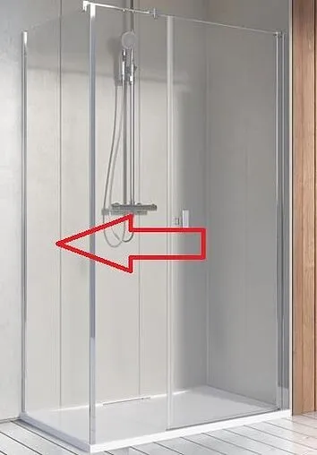 Боковая стенка 700мм прозрачное стекло Radaway NES S3 70 10043070-01-01